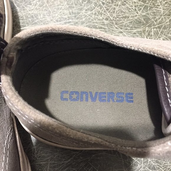 CONVERSE JACK PURCELL LEATHER SNEAKERS SIZE 7.5/9 - Picture 6 of 7